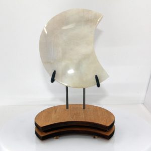 Moonstone Moon with Stand