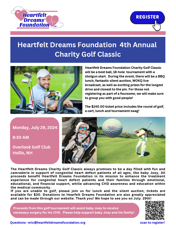 Heartfelt Dreams Foundation 4th Annual Charity Golf Classic