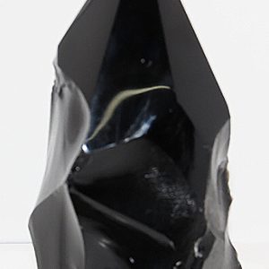 Black Obsidian Raw Polished Point